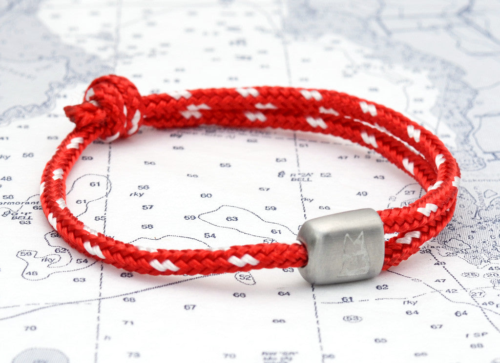 Nantucket Knotworks Rope Bracelet - Red